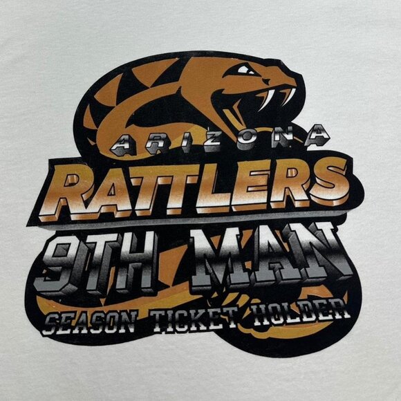 Y2K Arizona Rattlers Season Ticket Holder T-Shirt - Picture 3 of 4